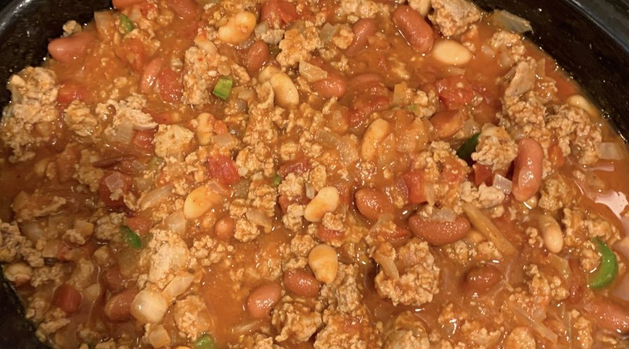 the best crockpot turkey chili