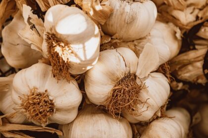 a whole bunch of garlic